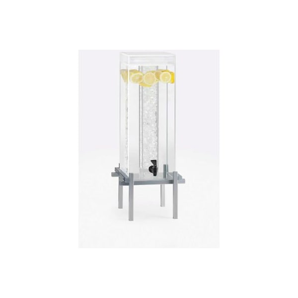 Cal-Mil 1132-5-74 One by One 5 Gallon Beverage Dispenser 11-5/8"W x 11-7/8"D x 28-7/8"H Silver 1132-5-74 - main